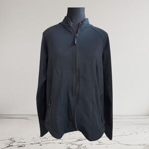 Danskin Womans Black Yoga Jacket Size L